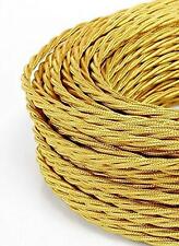 Treccia in Cotone 3x0,75 mm Oro